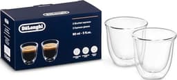 De'Longhi Double-Wall Espresso Glasses (Set of 2) product photo